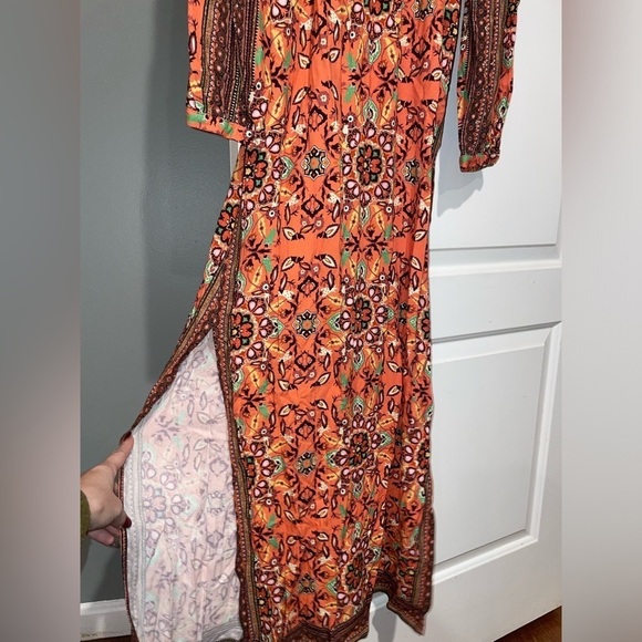 Farm Rio for Anthropologie Clarabella Maxi Floral Dress 🌻 XS - Picture 12 of 16